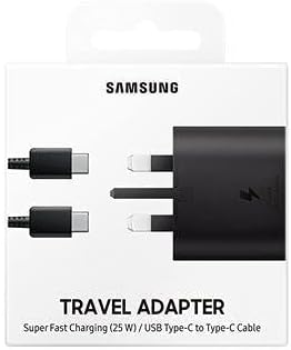 SAMSUNG 25W PD ADAPTOR USBC-USBC CABLE TA800XBEGAE