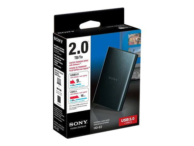 SONY HARD DRIVE 2.0TB BLACK