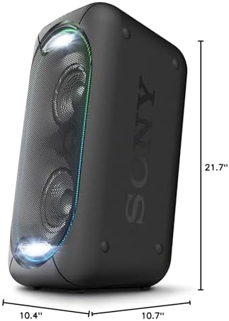 Sony GTKXB60/B High Power Portable Wireless Bluetooth Speaker, Black