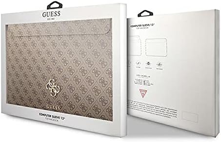 GUESS 4G BIG LOGO COMPUTER SLEEVE 13"BRW GUCS13G4G