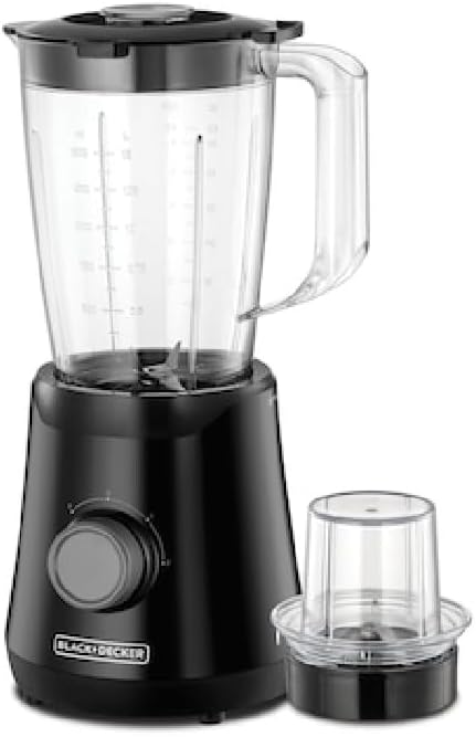 BLACK&DECKER 500W BLENDER WITH 1 GRINDER - BLACK BX530-B5