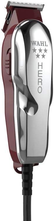 Wahl Professional 5 Star Hero Trimmer | Corded | 3 Attachment Combs | T-Blade