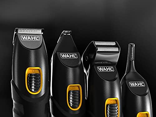 WAHL Men's Extreme Grip 7-In-1 Multi-Grooming Trimmer for Beard, Moustache, Nose, Ear, and Facial Detailing - Cordless Electric Shaver and Precision Groomer for Beard Styling - Black