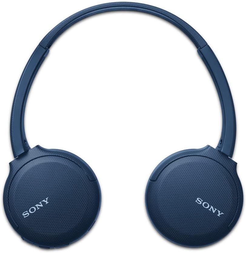 Sony Wireless Headphones WH-CH510: Wireless Bluetooth On-Ear Headset with Mic for Phone-Call, Black AND Blue