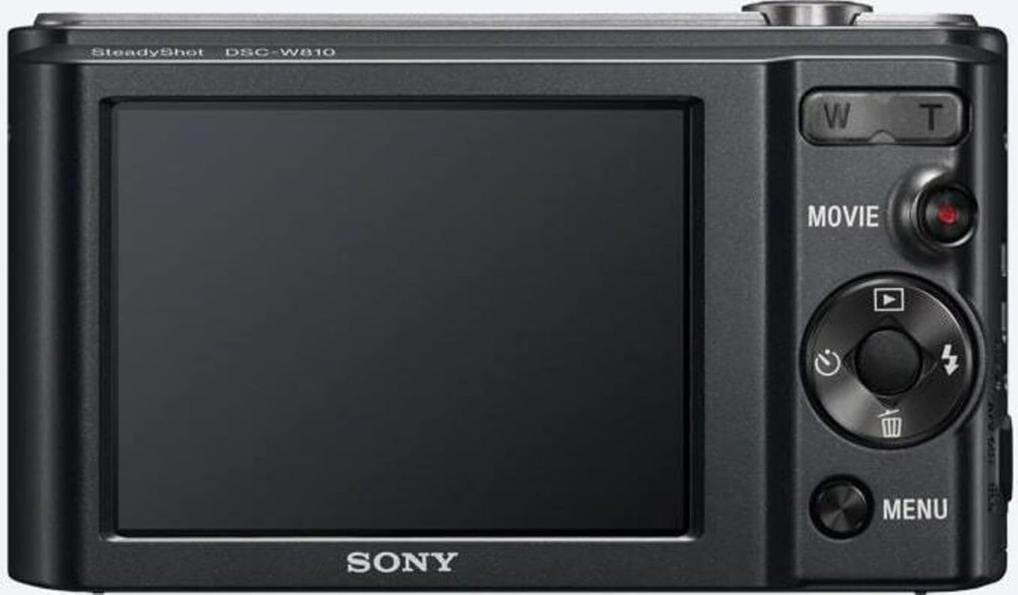 Sony Cyber-Shot DSCW810 20.1MP Digital Camera BLACK/SILVER
