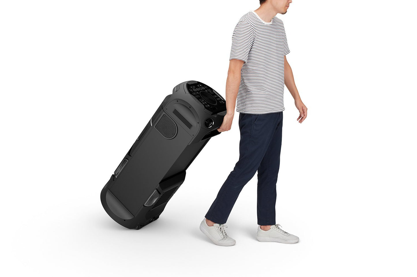 Sony MHC-V81D High Power Portable Party Music System with 360 Degree Sound and Light (Black)