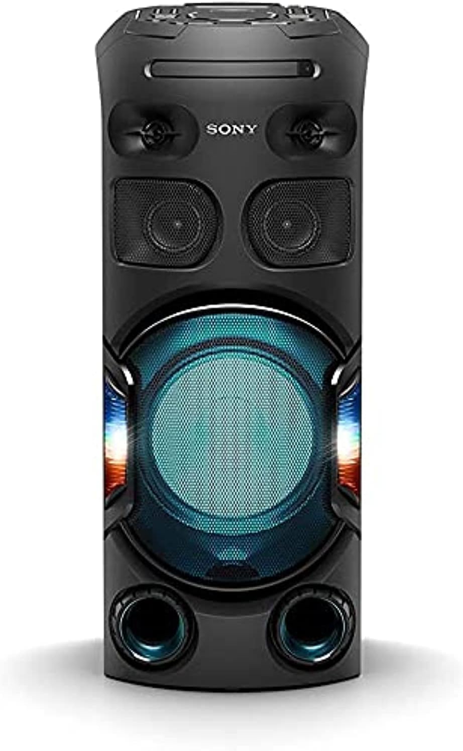 Sony MHC-V42D | High Power Party Speaker | One Box Music System with Multi Colour Lighting Effects
