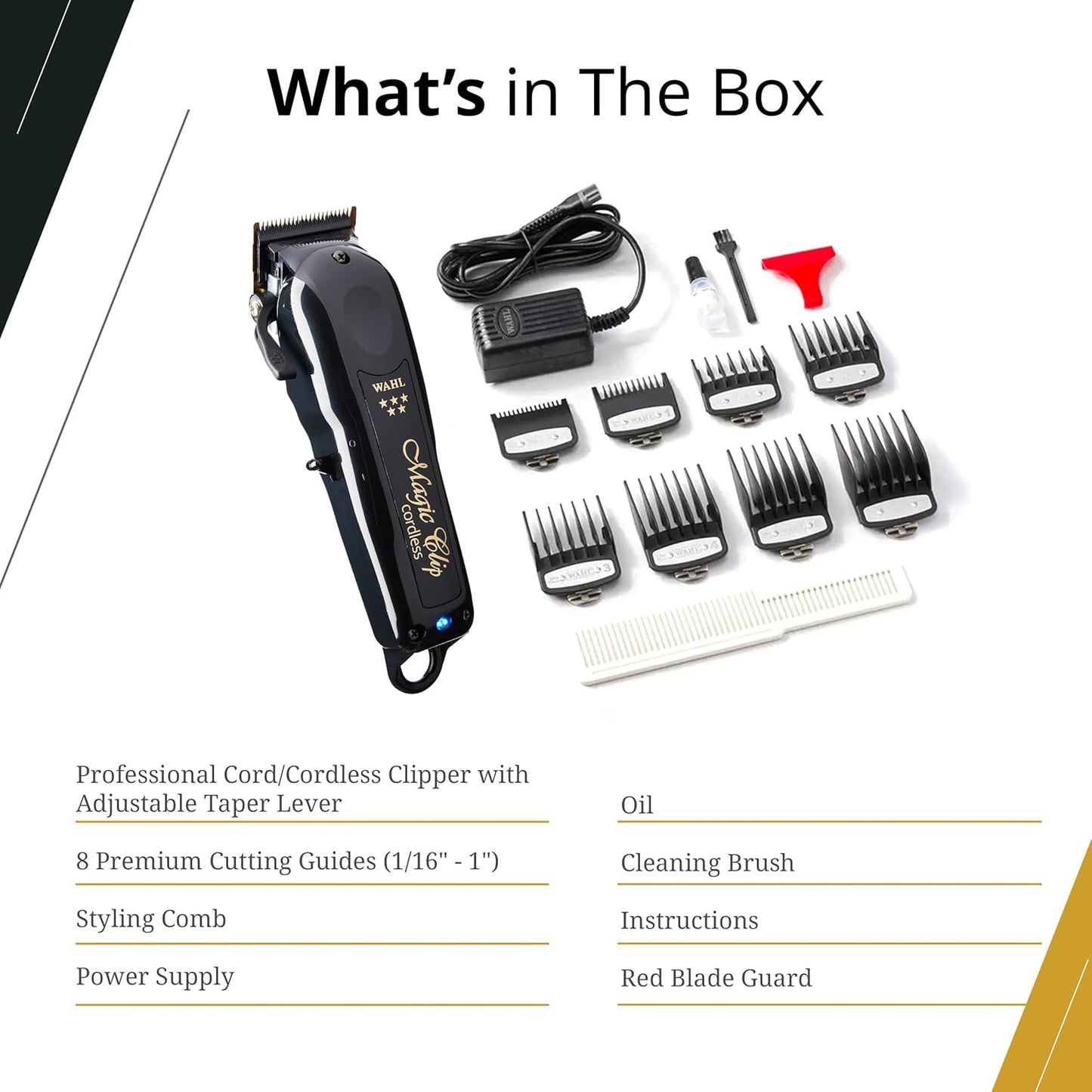 Magic Clip™ Black Cordless - 5 Star Series