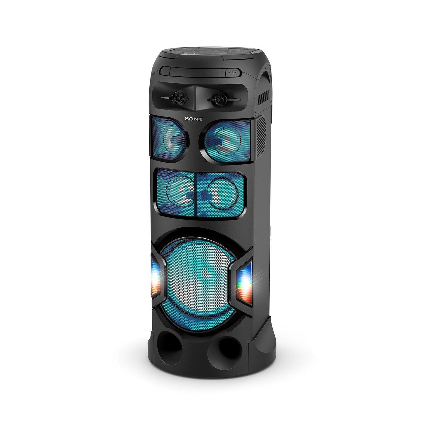 Sony MHC-V81D High Power Portable Party Music System with 360 Degree Sound and Light (Black)