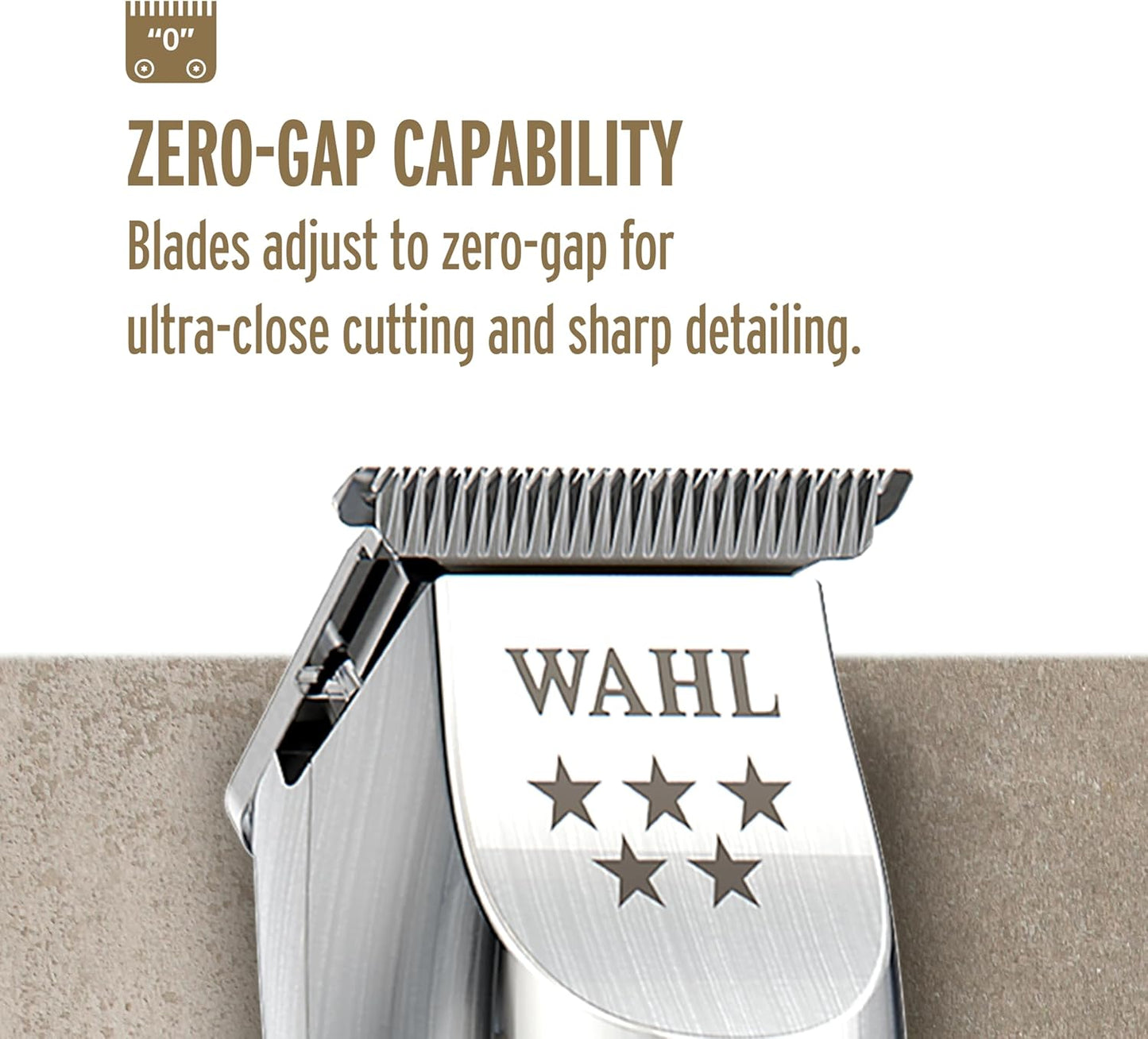 Wahl 5 Star A•LignTrimmer, Cord/Cordless Lithium Ion Trimmer, Professional Hair Trimmers, Detailing and Outlining, Lightweight, Ergonomic, Zero-Gap Adjustable, Compact T-Blades, Barbers Supplies