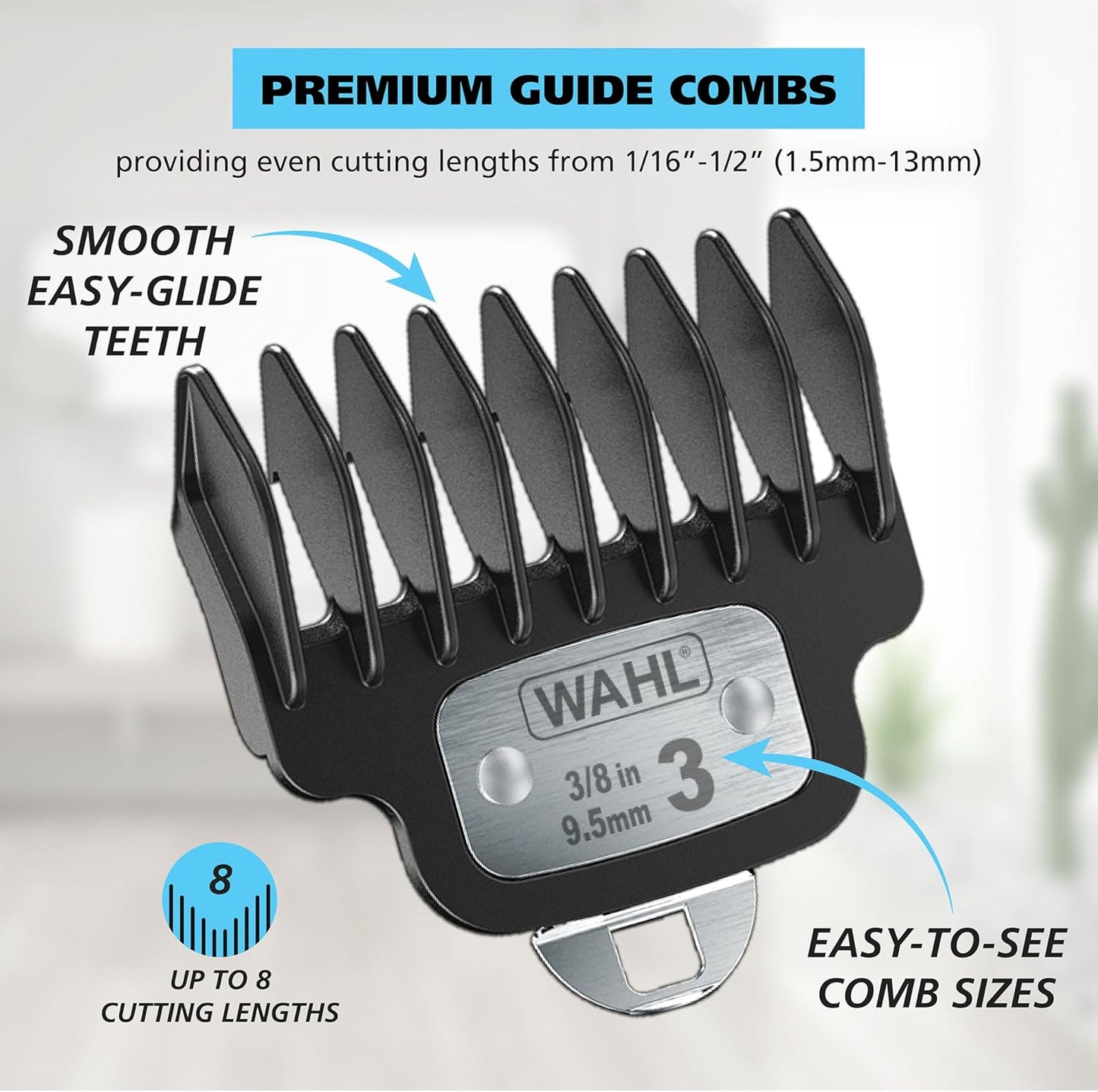 Wahl USA Pro Series High Visibility Skeleton Style Trimmer – Cordless Lithium-Ion USB Rechargeable All-in-One Beard, Hair, and Close Cutting Trimmer for Men with Near Zero Gap Precision Blades