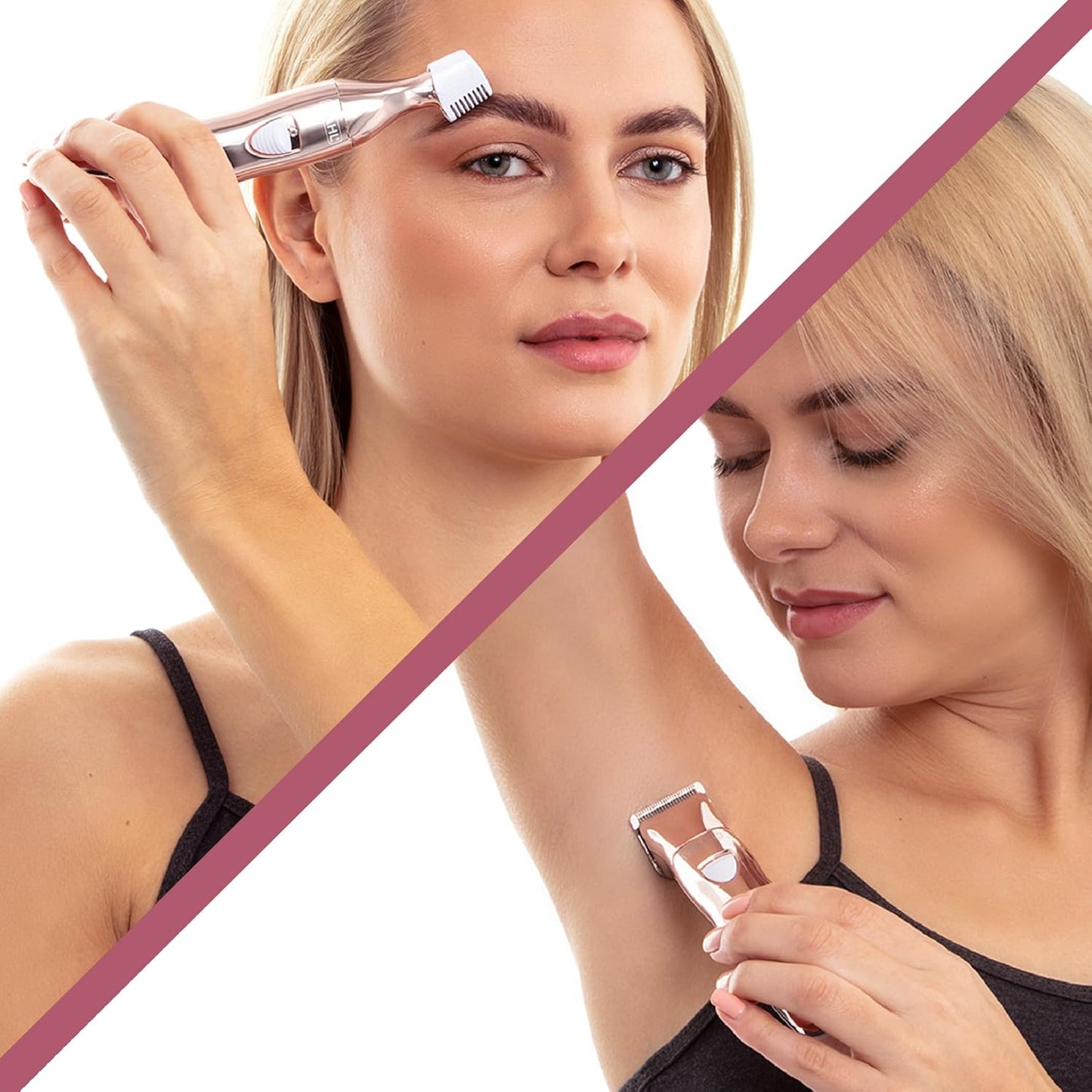 Wahl Pure Confidence Eyebrow Shaper, Pink, 1.0 count