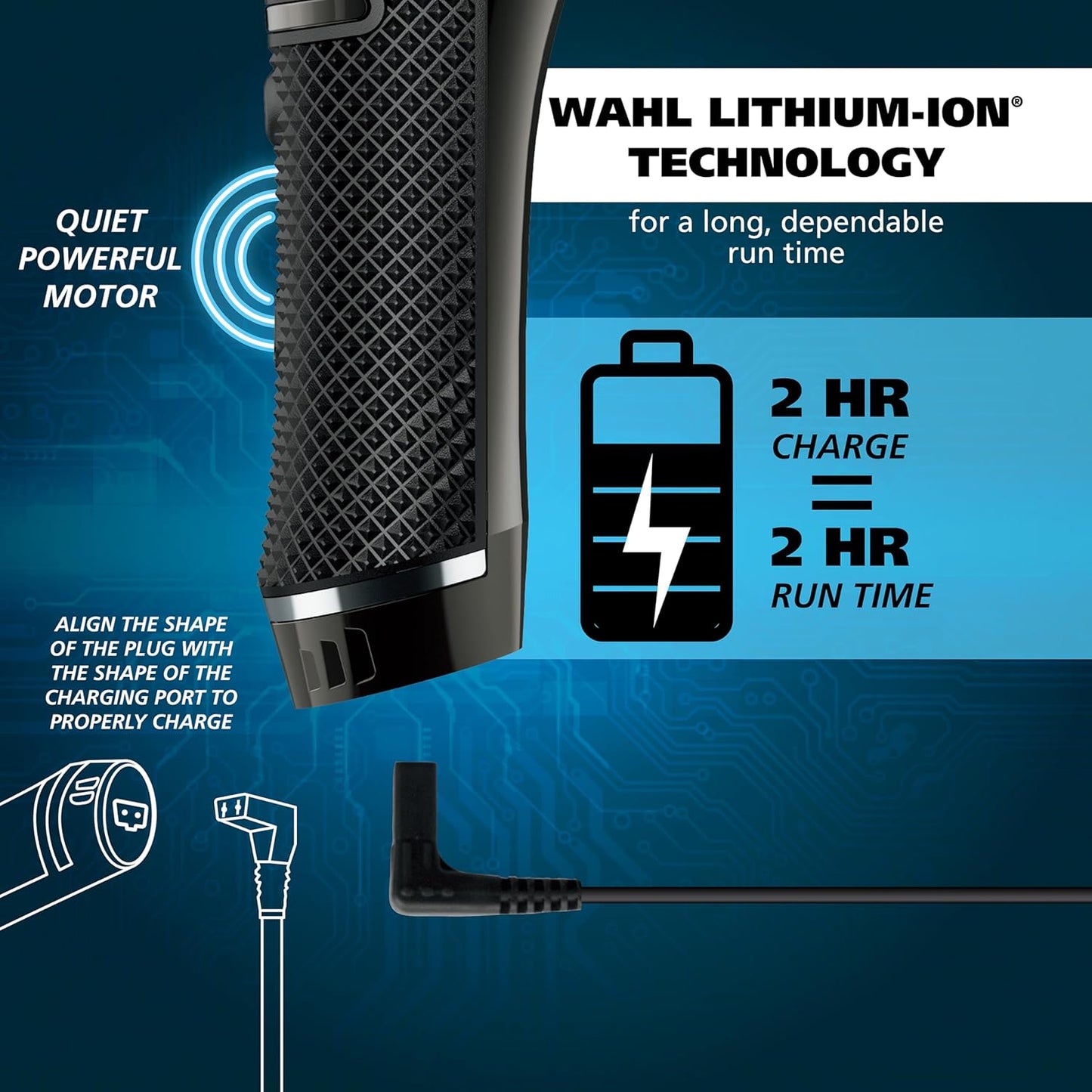 Wahl USA Pro Series High Visibility Skeleton Style Trimmer – Cordless Lithium-Ion USB Rechargeable All-in-One Beard, Hair, and Close Cutting Trimmer for Men with Near Zero Gap Precision Blades