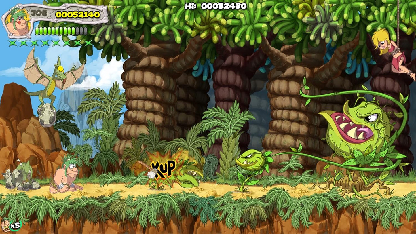 PS5 GAME NEW JOE & MAC CAVEMAN NINJA