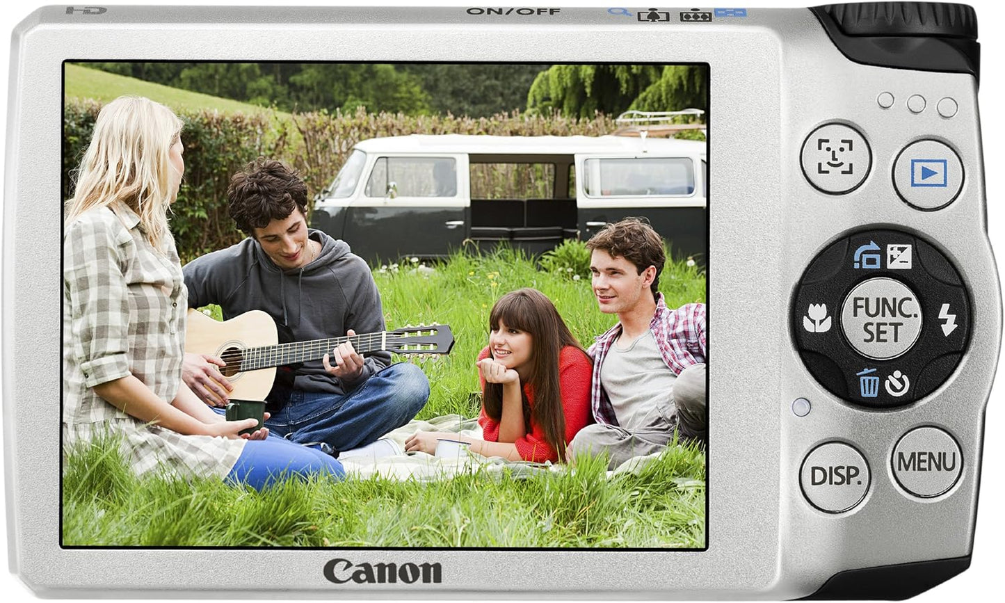 Canon Powershot A3300 IS 16 MP Digital Camera with 5x Optical Zoom (Silver)