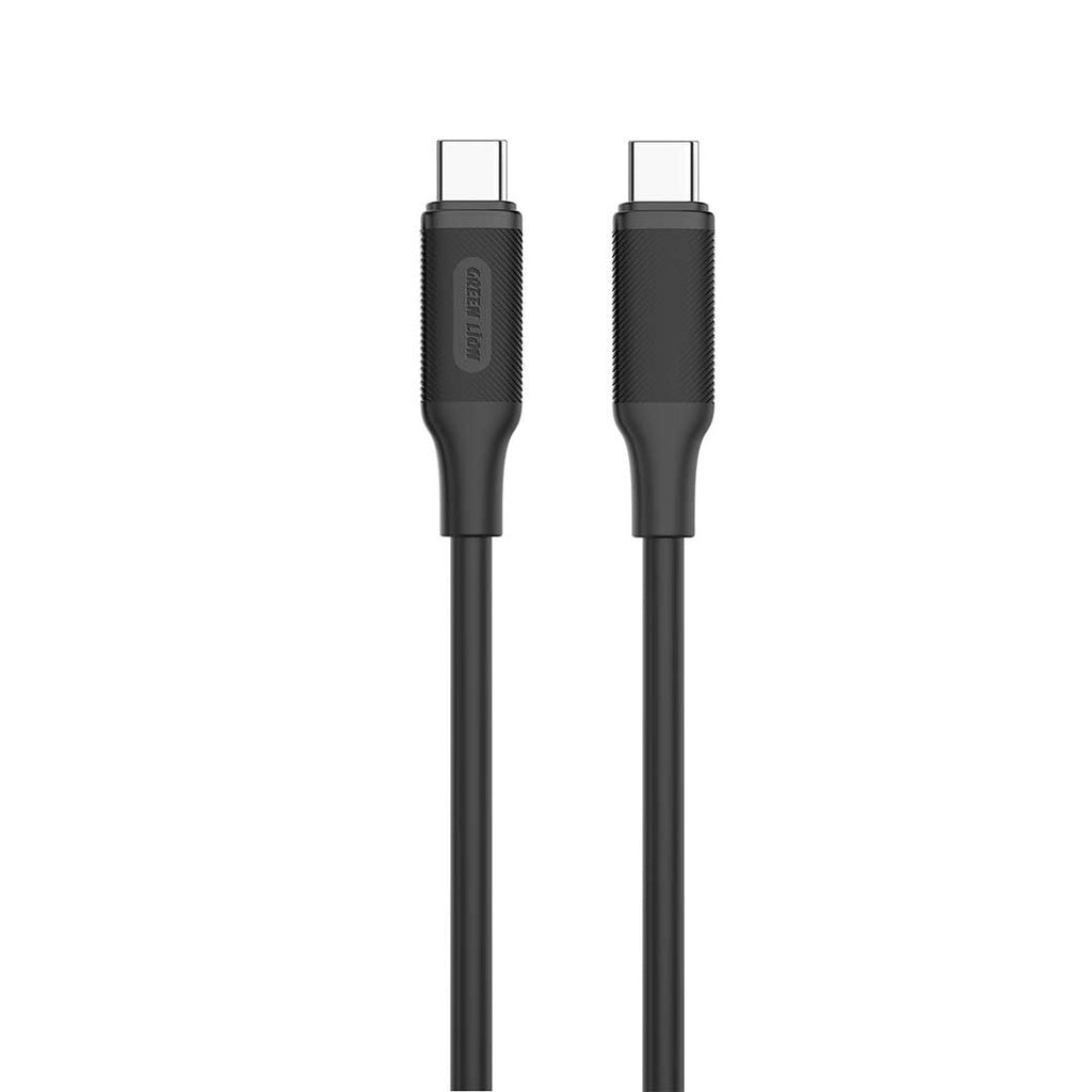 Green Lion PD 20W USB-C EU Wall Charger With USB-C To USB-C Cable - Black