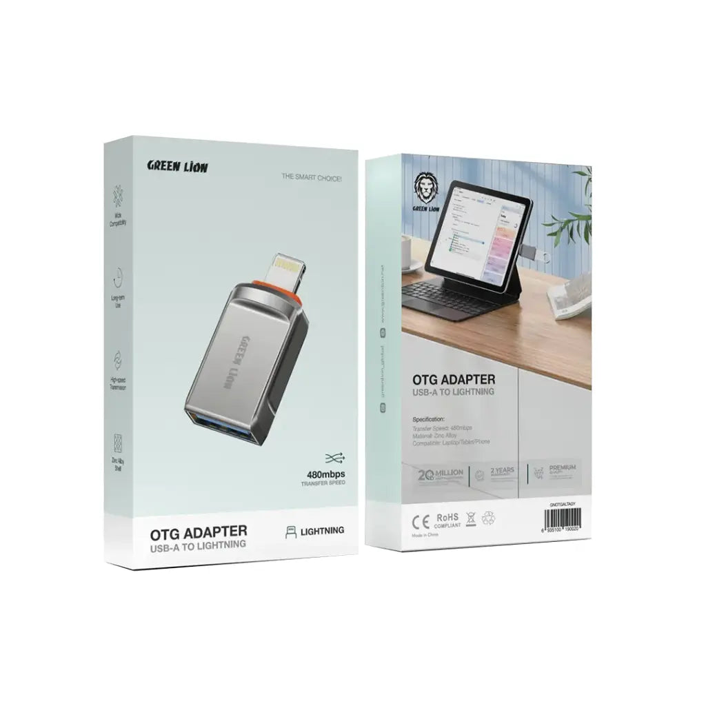 Green Lion OTG ADAPTER USB-A TO USB-C-GNOTGACTAGY