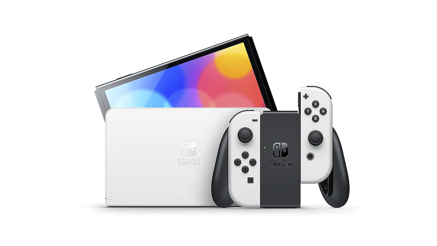 NINTENDO SWITCH OLED WHITE CONSOLE