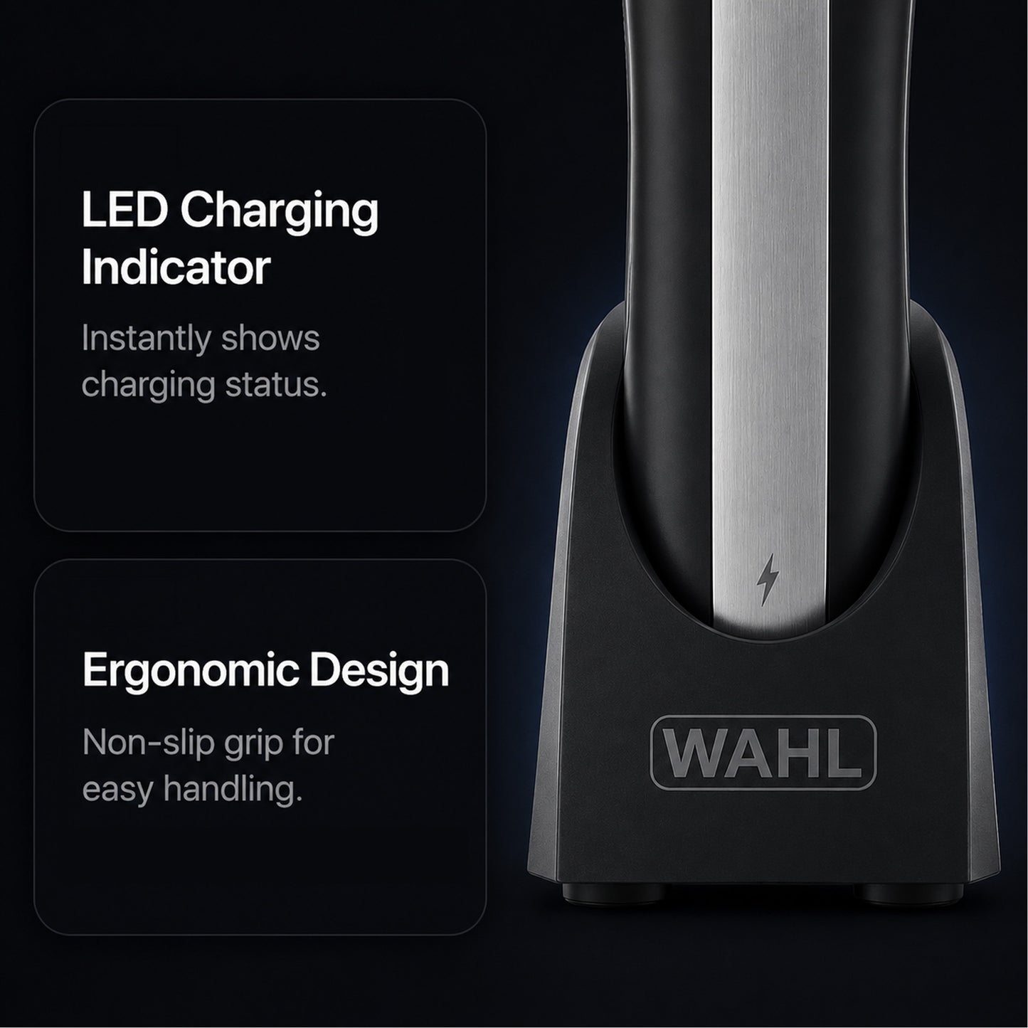 WAHL Lithium Ion OptimUS Grooming Kit, Lithium Ion Rechargeable Trimmer, Foil Shaver And Detailer For Multi Grooming Needs, 4 Comb Attachments For Different Beard Lengths, 3 Hours Run Time,