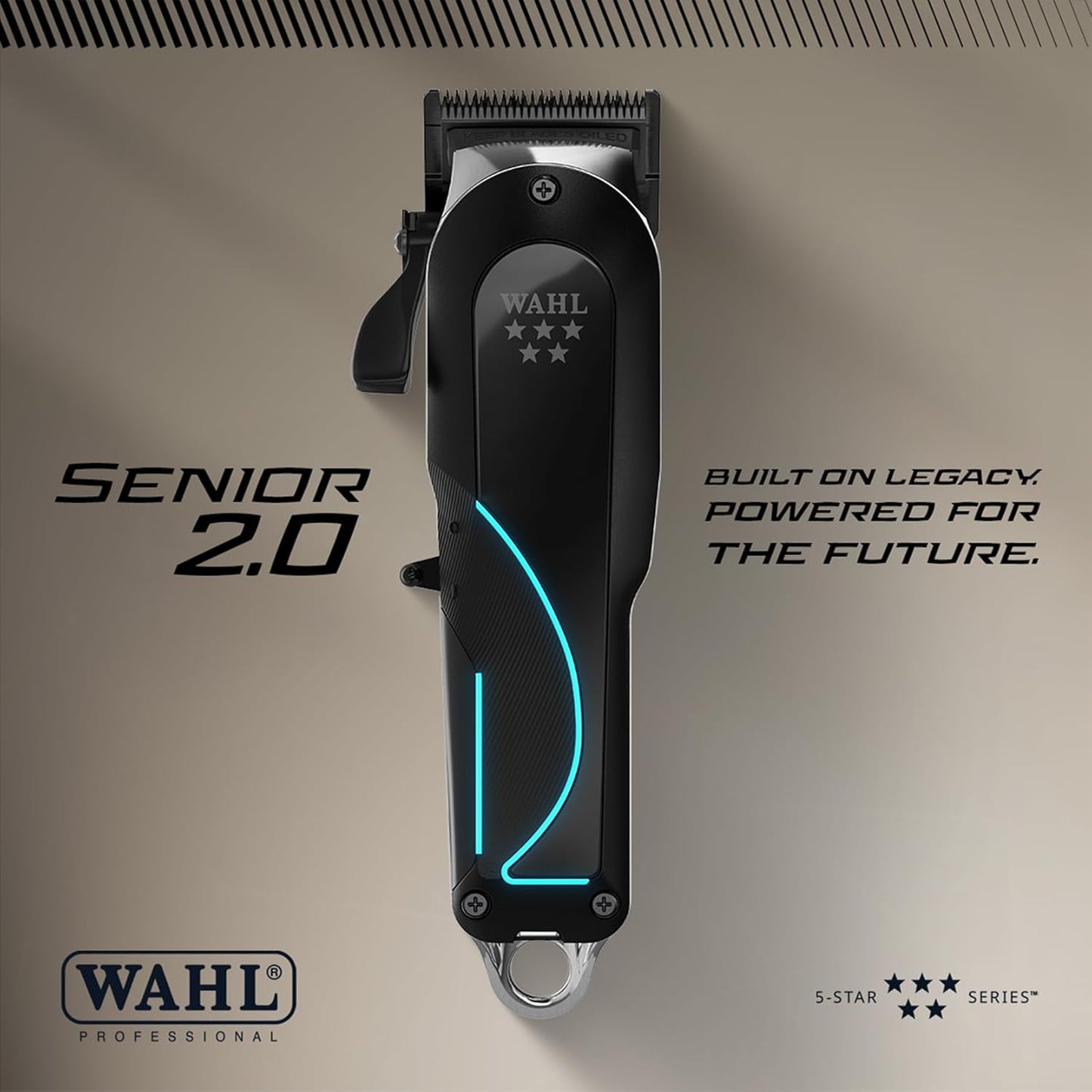 Wahl Senior 2.0 Cord/Cordless Hair Clipper with 8000 RPM Adaptive Speed MotoR