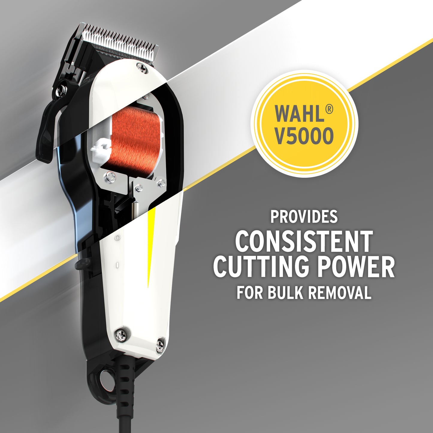 WAHL Super Taper Professional Corded Clipper, White
