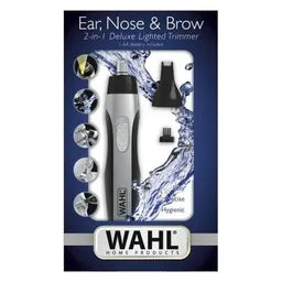 WAHL EAR NOSE & BROW BATTERY OPERATED 2-IN-1 DELUXE LIGHTEDTRIMMER - 5546-216