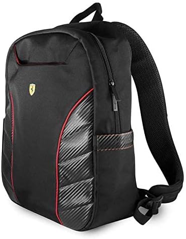 Ferrari FESRBBPSIC15BK Scuderia New Simple Version Backpack - 15 Inches, Black