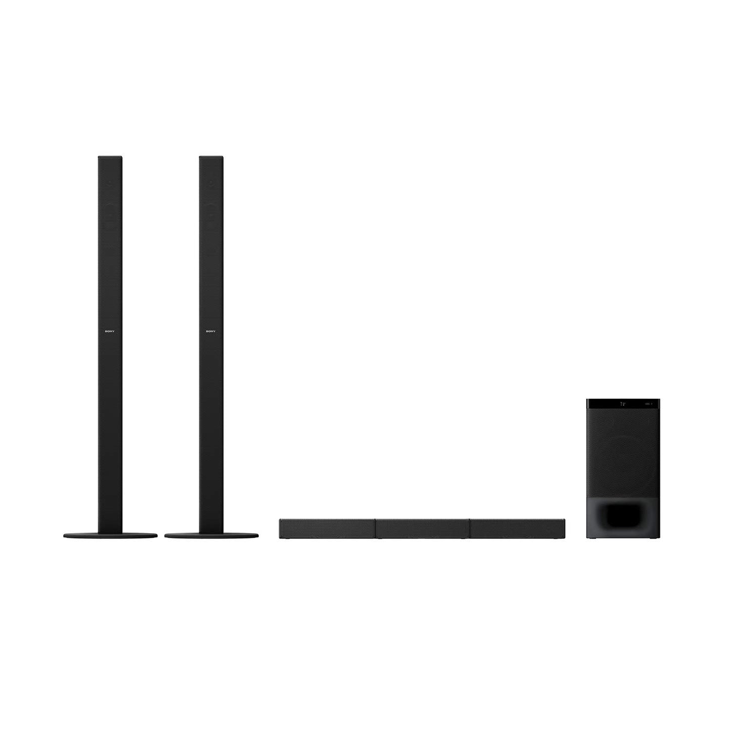 Sony HT-S700RF Real 5.1ch Dolby Audio Soundbar for TV with Tall boy Rear Speakers & Subwoofer, 5.1ch Home Theatre System