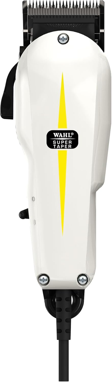 WAHL Super Taper Professional Corded Clipper, White