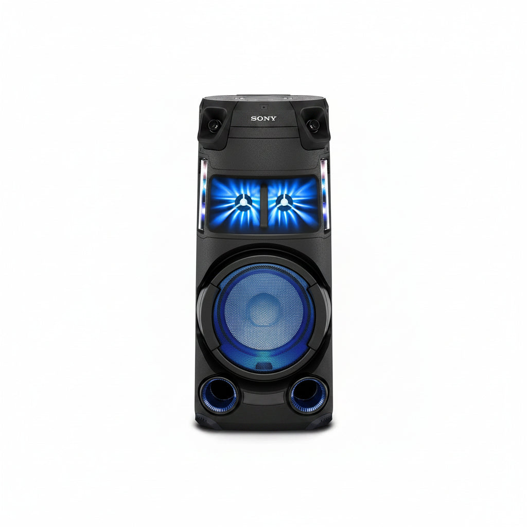 Sony High Power Audio System With Bluetooth Technology | V43D Hifi Home Audio System With Party Light - MHC-V43D