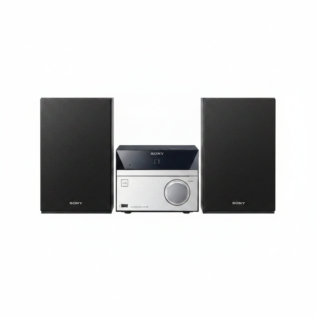 Sony CMT-SBT20 Compact Hi-Fi System with CD Bluetooth NFC - Black/Silver