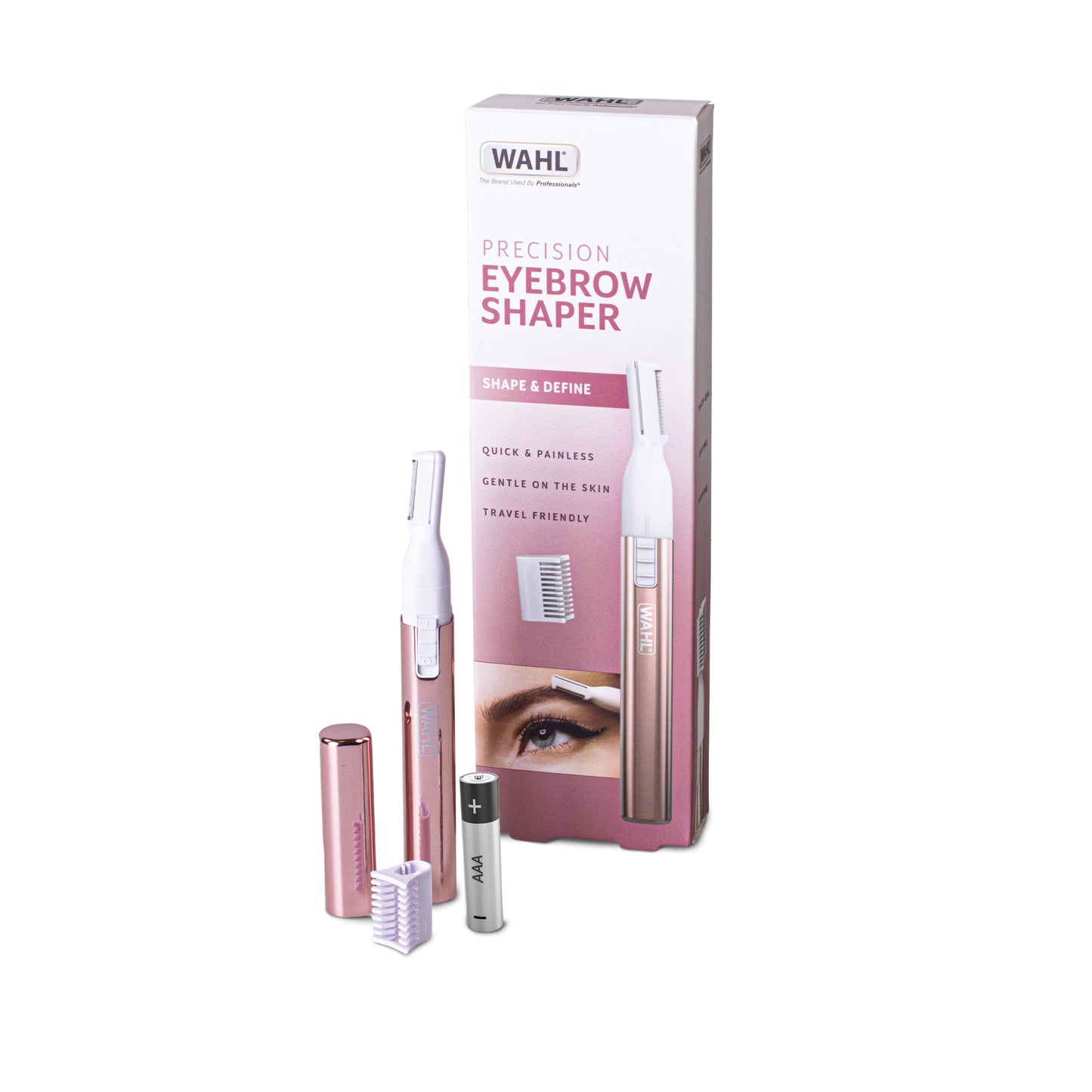 Wahl Pure Confidence Eyebrow Shaper, Pink, 1.0 count