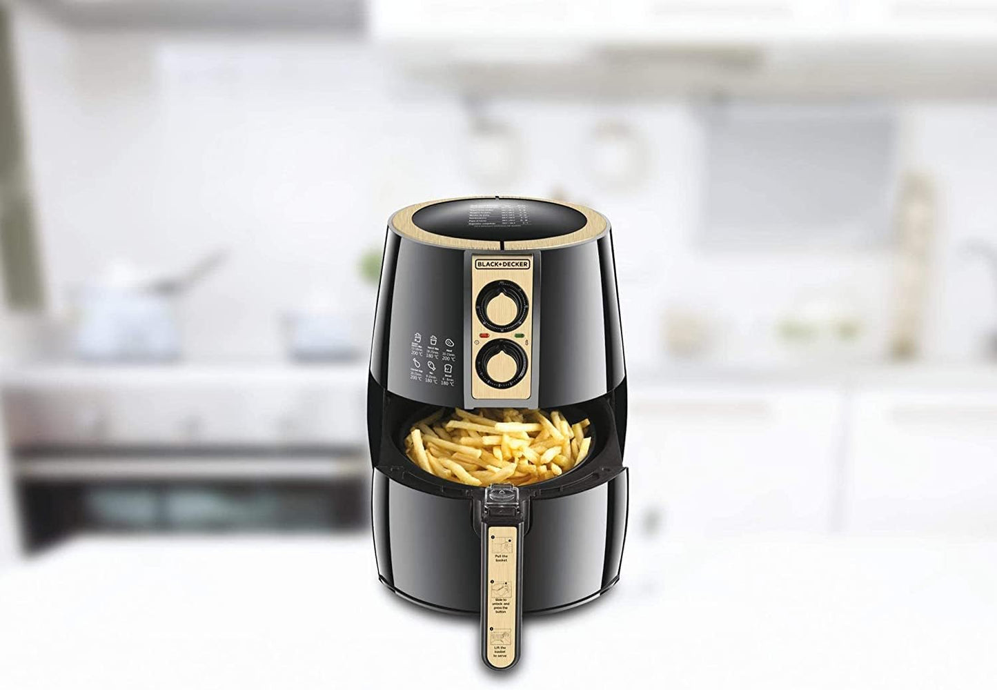 BLACK AND DECKER  4L/1.2 KG MANUAL AEROFRY  AF300-B5