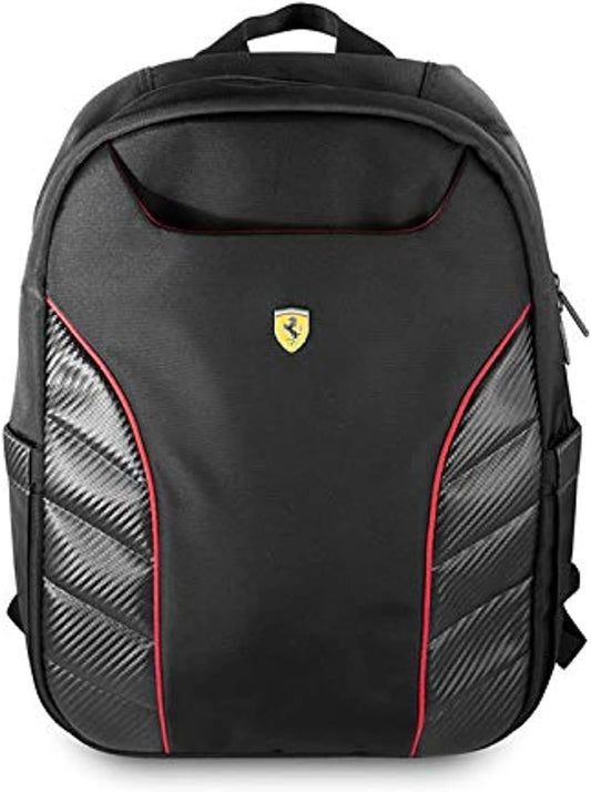 Ferrari FESRBBPSIC15BK Scuderia New Simple Version Backpack - 15 Inches, Black