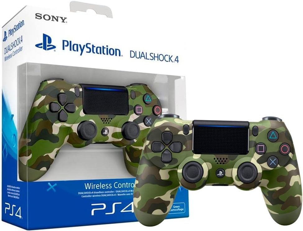 PS4 DUAL SHOCK 4 CONTROLLER GREEN CAMOUFLAGE