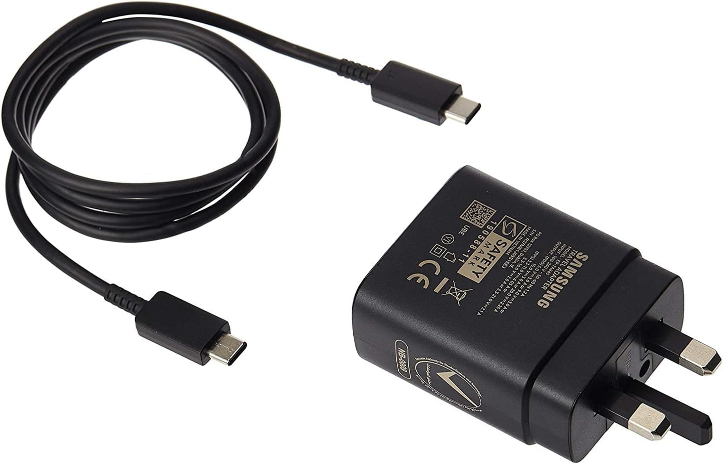 SAMSUNG 25W PD ADAPTOR USBC-USBC CABLE TA800XBEGAE