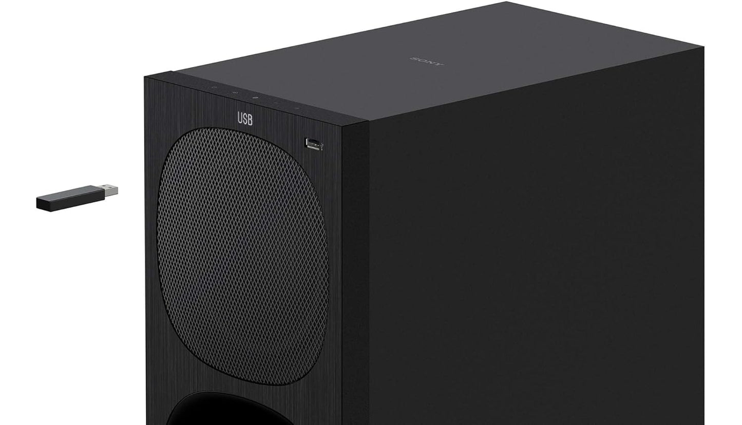 Sony HT-S20R Real 5.1ch Dolby Digital Soundbar for TV with subwoofer and Compact Rear Speakers, 5.1ch Home Theatre System