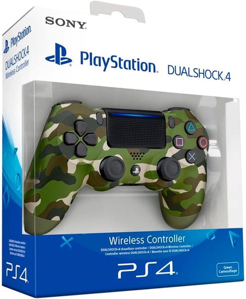 PS4 DUAL SHOCK 4 CONTROLLER GREEN CAMOUFLAGE