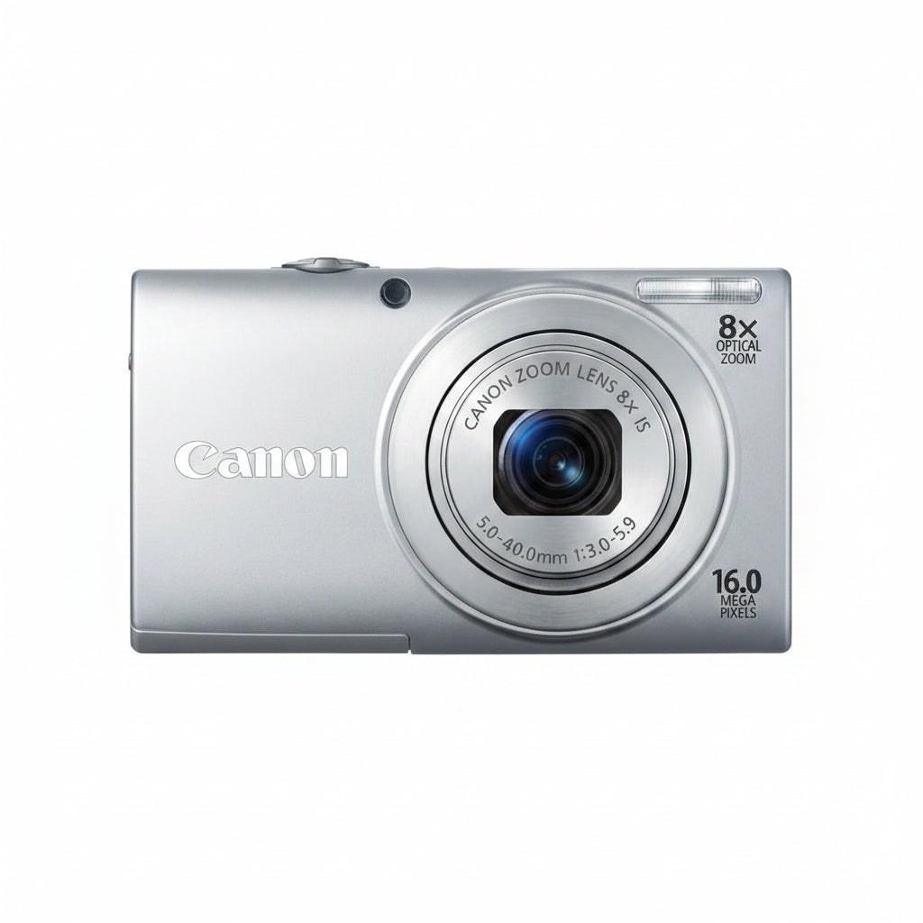 Canon PowerShot A4000 is 16.0 MP Digital Camera with 8X Optical Image Stabilized Zoom 28mm Wide-Angle Lens with 720p HD Video Recording and 3.0-Inch LCD (Silver)