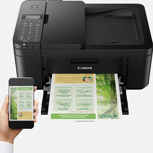 Canon PIXMA TR4640 Wireless Colour All-in-One Inkjet Photo Printer, Black, Smart, compact, easy-to-use: the perfect all-rounder for those working from home