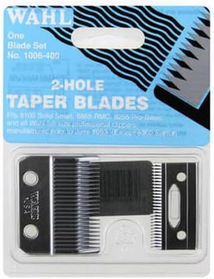 WAHL 2-Hole Taper Blades for Professional Hair Clippers One Blade Set