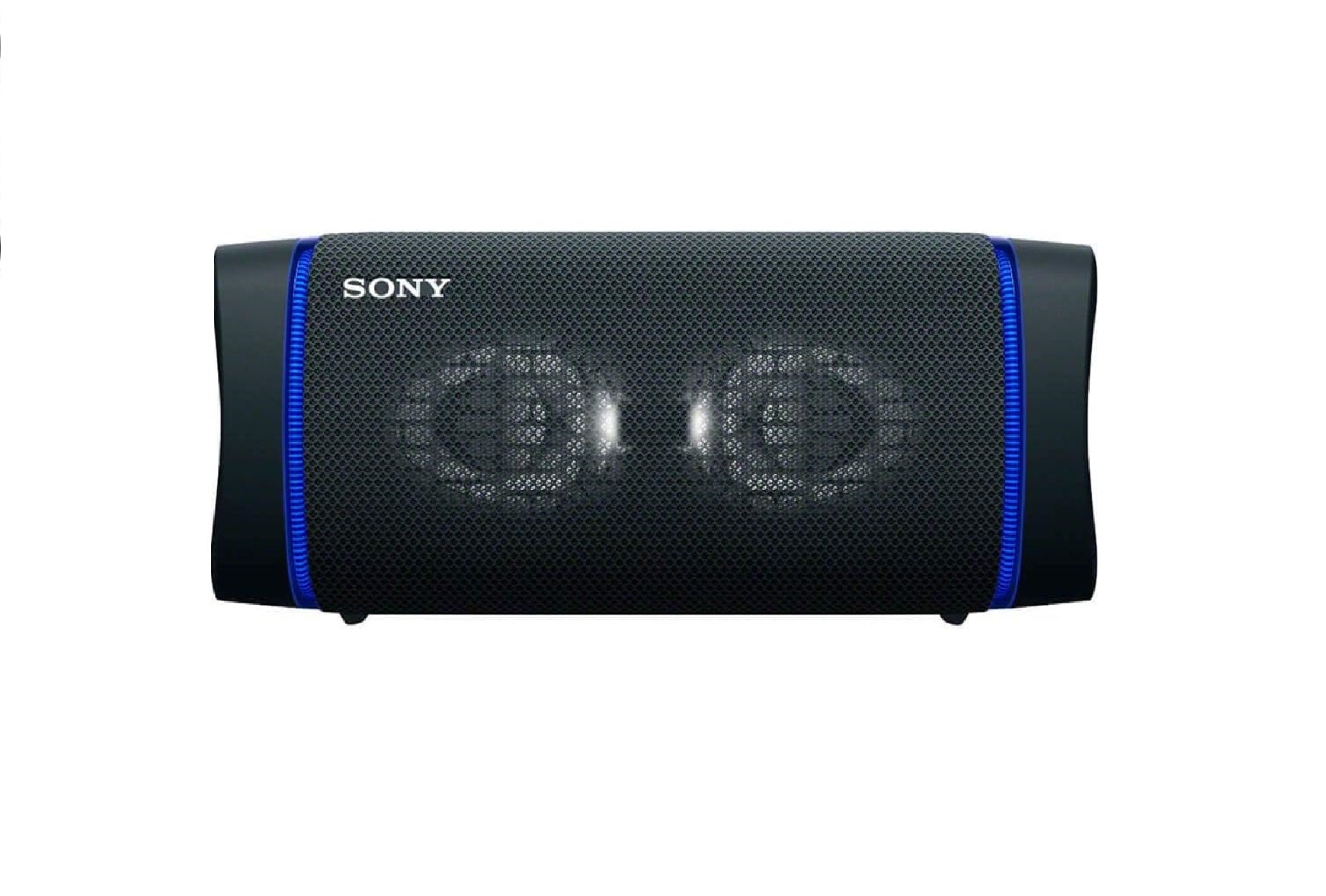 Sony SRS-XB33 EXTRA BASS Wireless Bluetooth Portable Speaker, IP67 Waterproof & Durable for Home, Outdoor, and Travel, 24 Hour Battery, Party Lights, USB Type-C, and Speakerphone, Red and Black