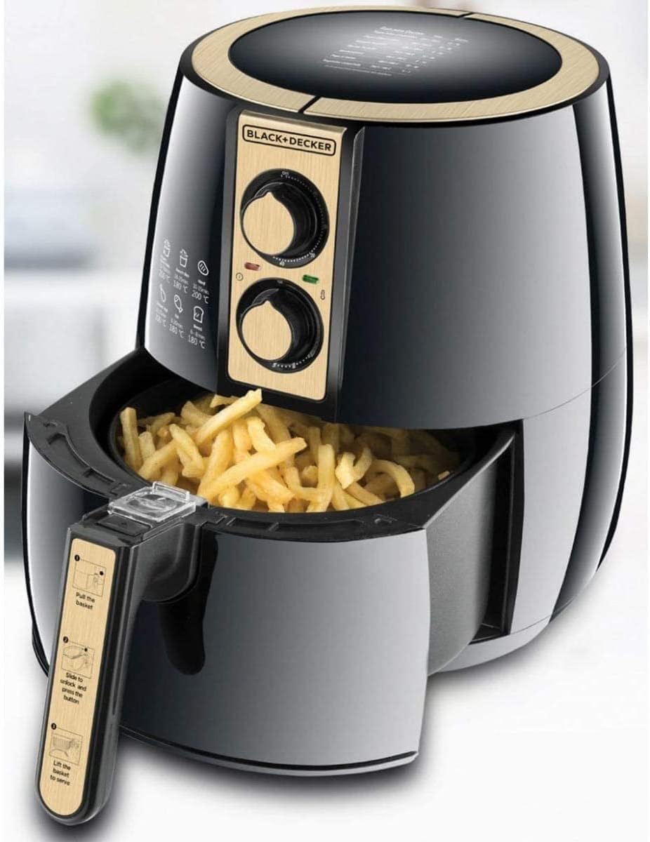 BLACK AND DECKER  4L/1.2 KG MANUAL AEROFRY  AF300-B5