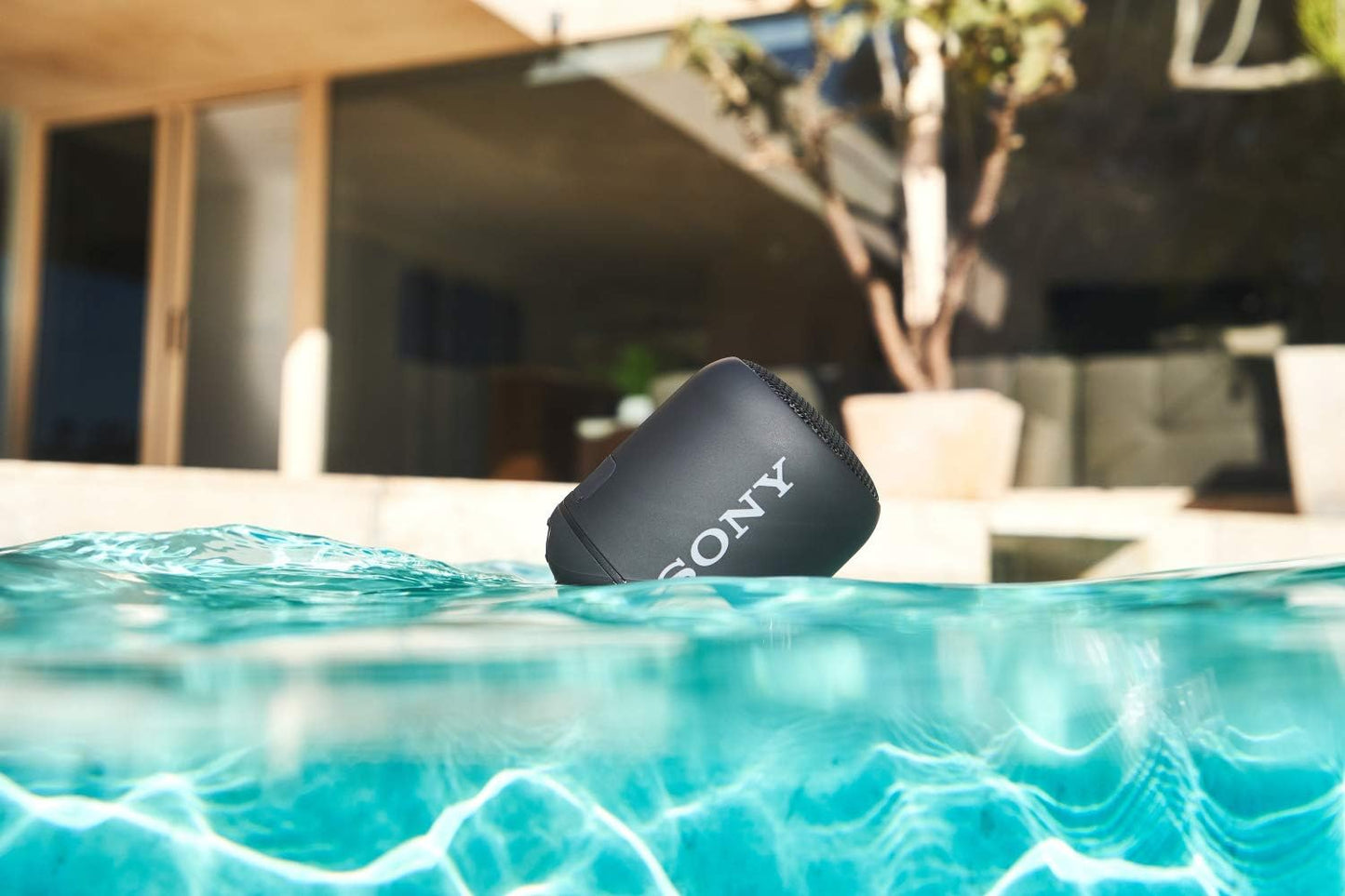 Sony SRS-XB12 Mini Bluetooth Speaker Loud Extra Bass Portable Wireless Speaker with Bluetooth -Loud Audio for Phone Calls- Small Waterproof and Dustproof Travel Music Speakers Black and red