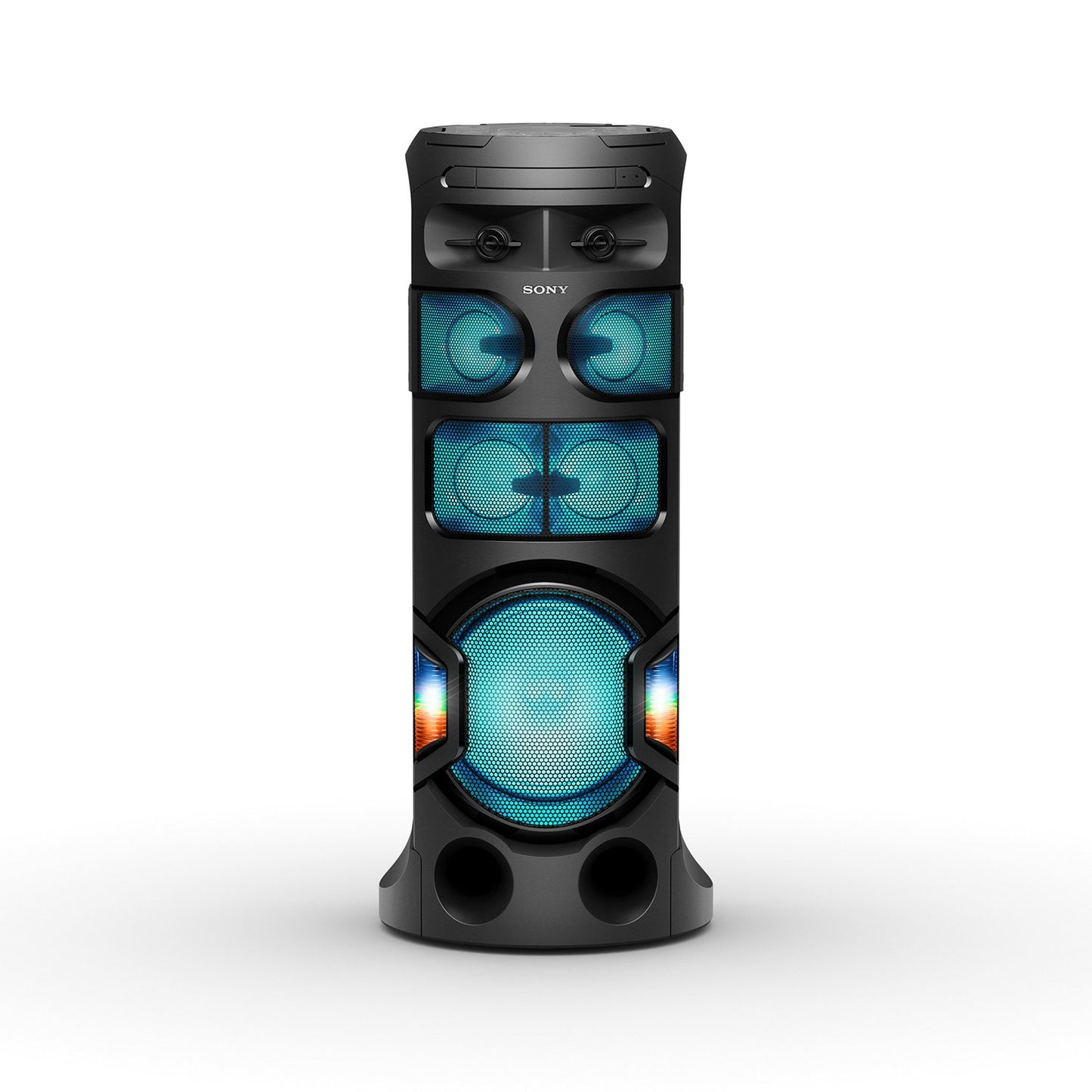 Sony MHC-V81D High Power Portable Party Music System with 360 Degree Sound and Light (Black)