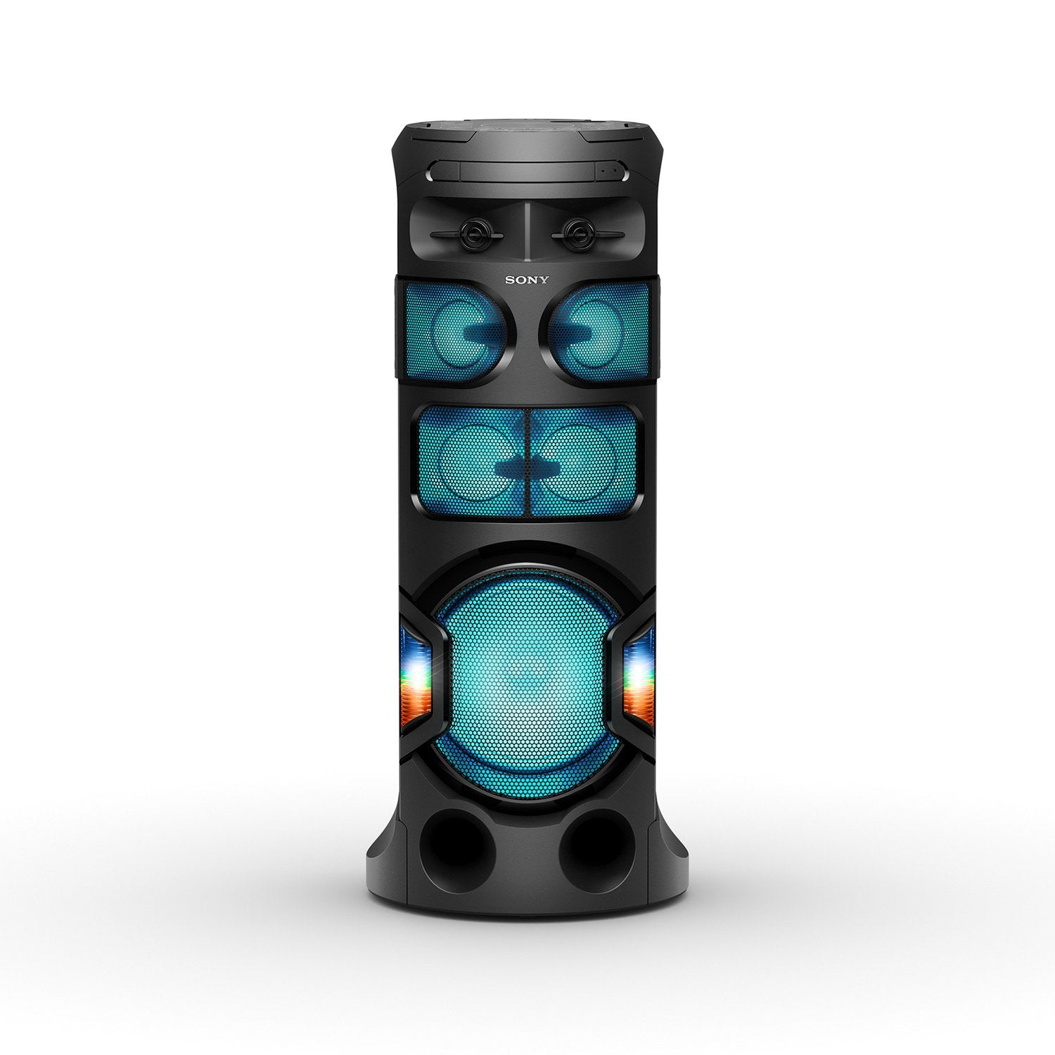 Sony MHC-V81D High Power Portable Party Music System with 360 Degree Sound and Light (Black)