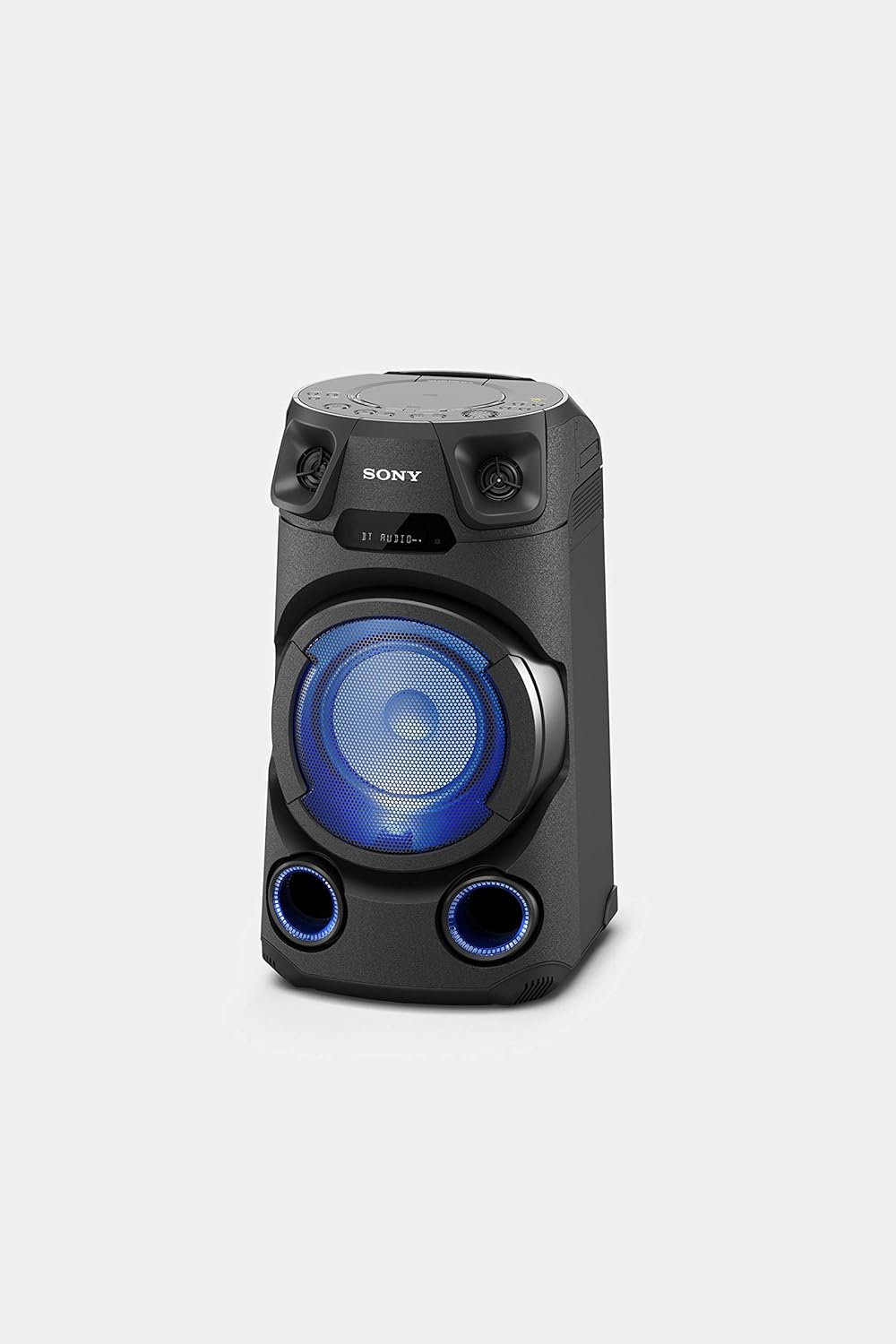 Sony MHC-V13 - Powerful Bluetooth, Party Speaker, Multicolor Lighting, CD Player, Mic Guitar Input