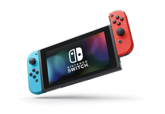 NINTENDO SWITCH BLUE & RED CONSOLE NEW EXTENDED Battery