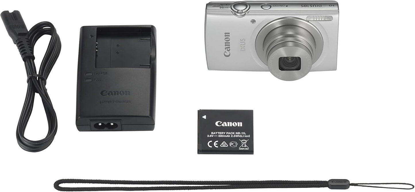 CANON CAMERA IXUS 185 SILVER