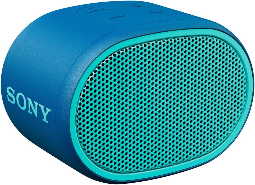 Sony SRS-XB01 Compact Portable Bluetooth Speaker: Loud Portable Party Speaker - Built in Mic for Phone Calls Bluetooth Speakers  BLACK,BLUE AND RED